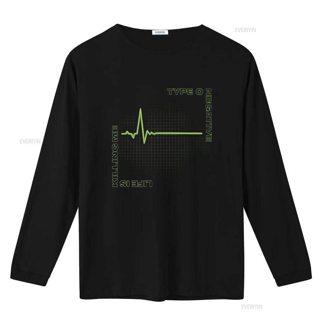 Vintage Type O Negative T Shirt with Heartbeat Design All Sizes S 2345Xl Vintage Washed Fashion Stylish Comfortable Breathable