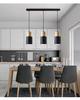 Nordic Wrought Iron & Solid Wood Bedside Pendant Lamp - Multicolor, Creative Fresh Design