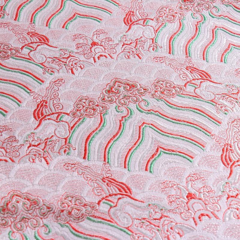 Ancient Style Silk Satin Fabric for Traditional Chinese Tang Suit Cheongsam Embroidered Hanfu Material Handcraft Packaging Cloth