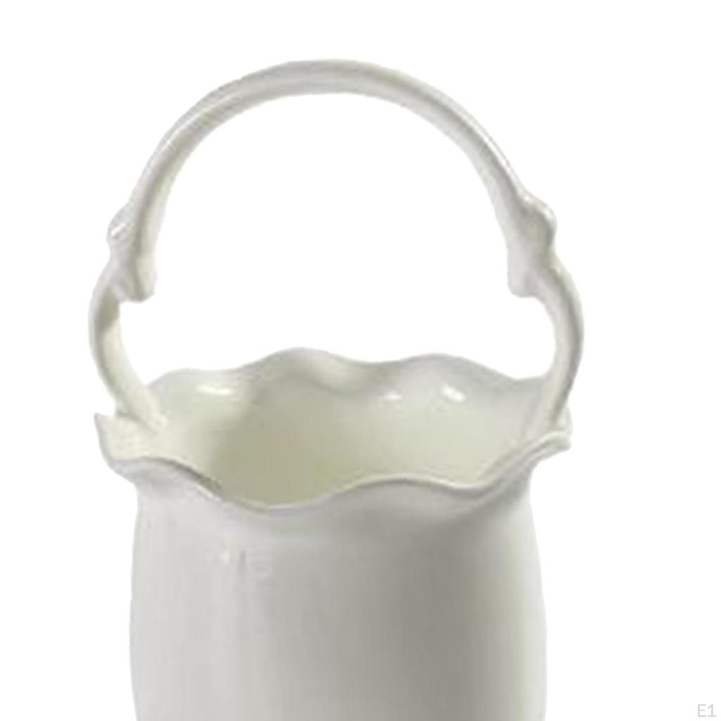 Ceramic Vase Flower Pot Decors Table Centerpiece Storage Jar Plants Planter Box for Room