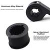 Black Car Motorcycle Headlight Clamps Motorcycle Modification Pipe Clamp  For Truck Auto ATV