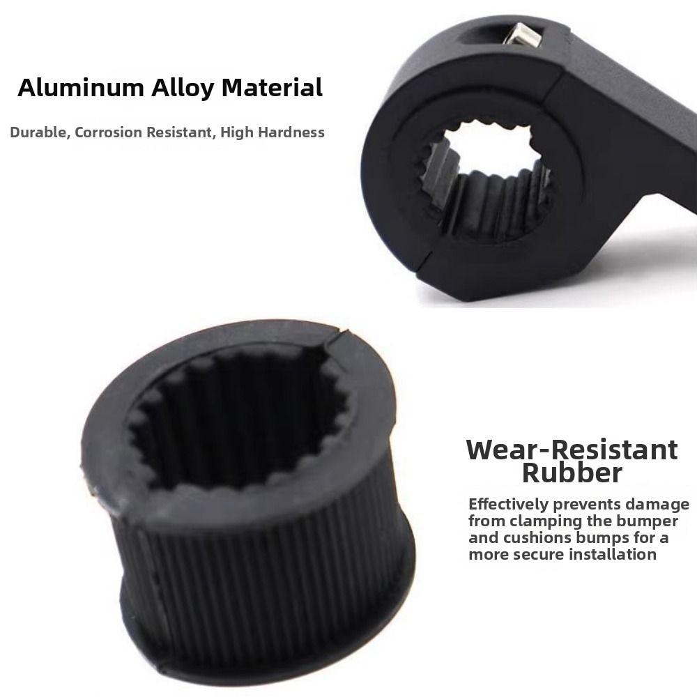 Black Car Motorcycle Headlight Clamps Motorcycle Modification Pipe Clamp For Truck Auto ATV