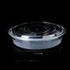 1750ml Disposable Round Plastic Food Container with High Lid (90 Sets)