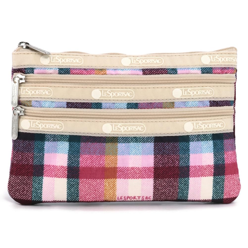 

Pouch 7158 3 ZIP COSMETIC HA03 PINK PLAID [LeSportsac] [item]