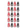 10Pairs 4mm Banana Socket Safe Return Type Red Black Nickel Plated Banana Socket for Electronic Indu