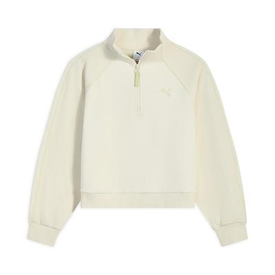 FW25 Lässiger Outdoorer HZ Crew FL Infrarot Warmes Fleece Locker Sport Halbreißverschluss Langarm Sweatshirt Damen sweatshirt 635727-87