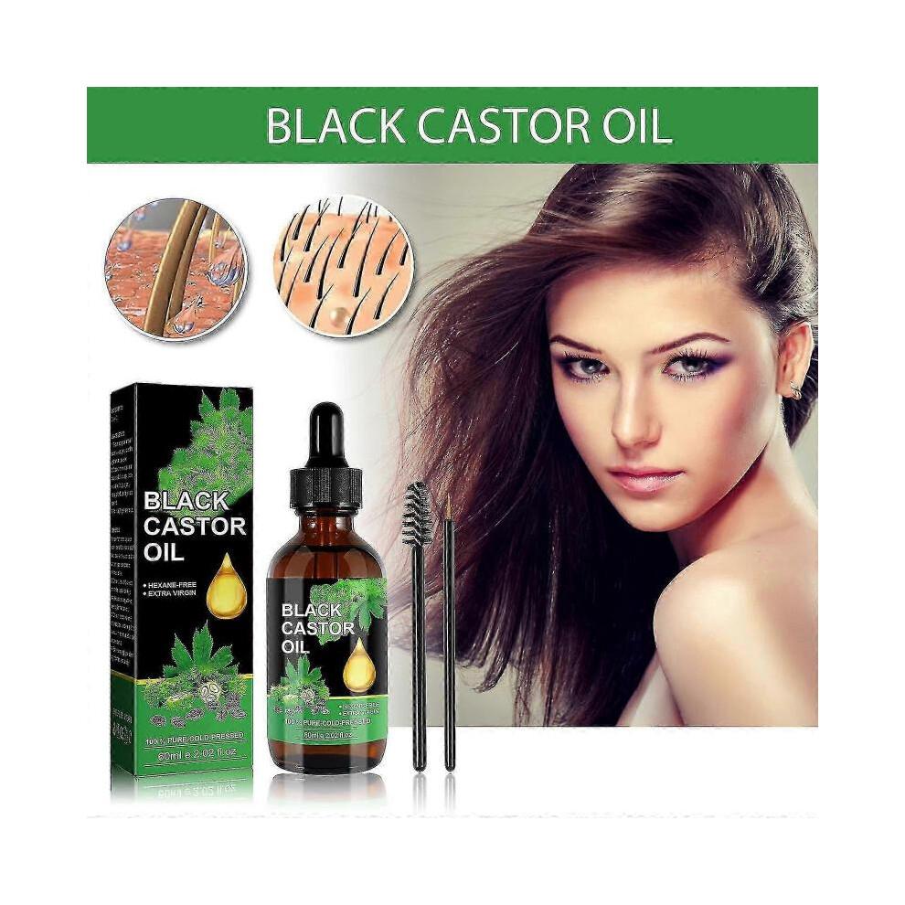 Ouhoe Castor Oil Hair Serum Improves Hairline, Strengthens Hair, Nourishes Hair Roots, Softens Hair And Prevents Hair Loss -jxlgv | |