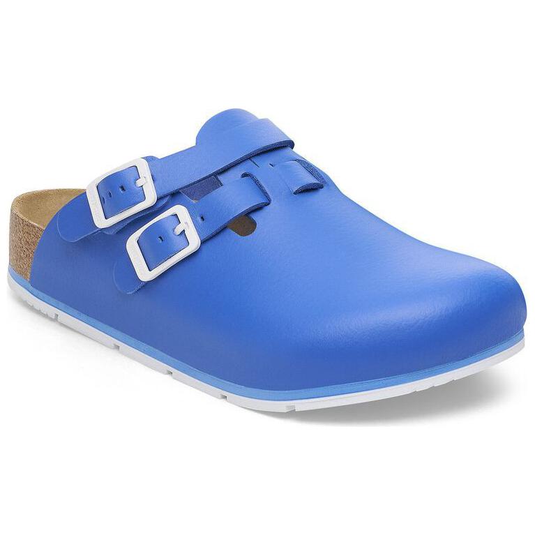 Birkenstock Slip Resistant Slip Resistant Closed Toe Slippers Unisex Blue Regular 1026142