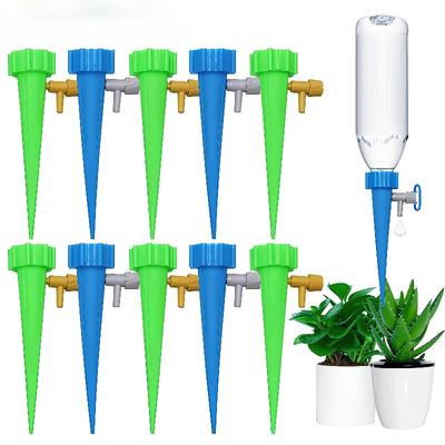 12pcs Self-Watering Kit Automatic Waterer Drip Irrigation Indoor Plant Auto Watering Device Home Flower Garden Tool