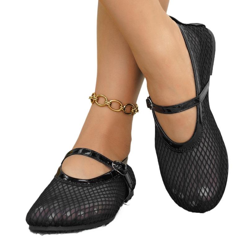 Fashion Weave Flats Women Mesh Sandals Sexy Fashion Casual Shoes 2025 Summer New Trends Shoes Soft Comfortable Casual Sandalias De Mujer