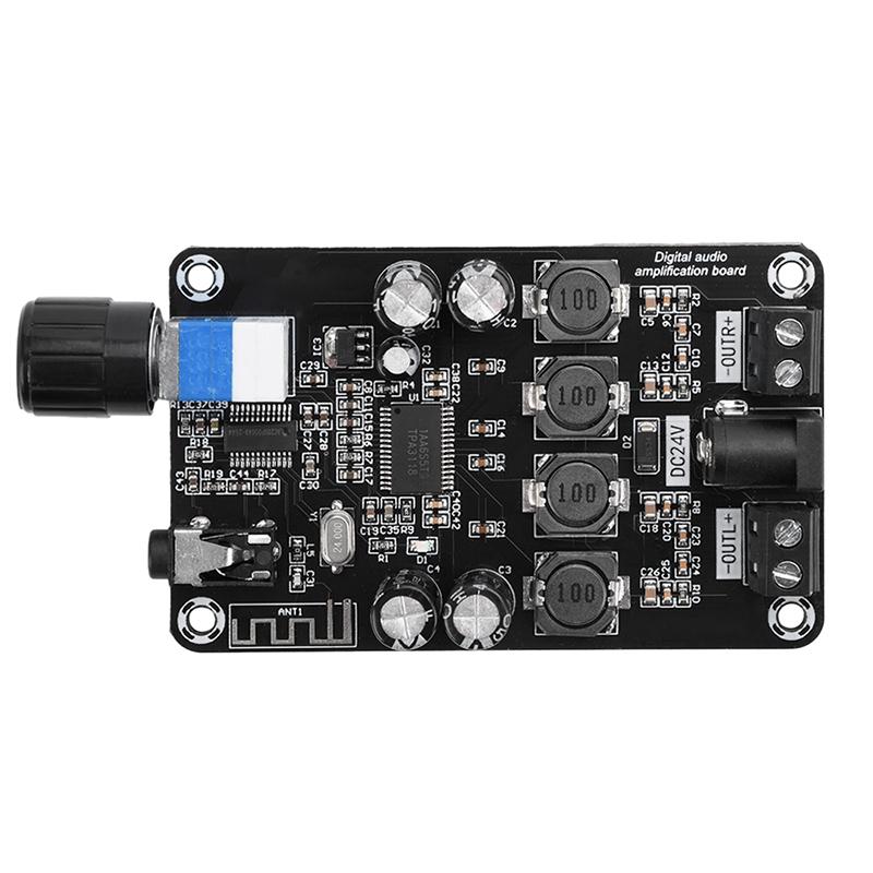 

XH-A415 Digital Audio Amplifier Board 50W*2 DC 12V-24V Sound Amp Module Supports Bluetooth 5.0 AUX High-definition