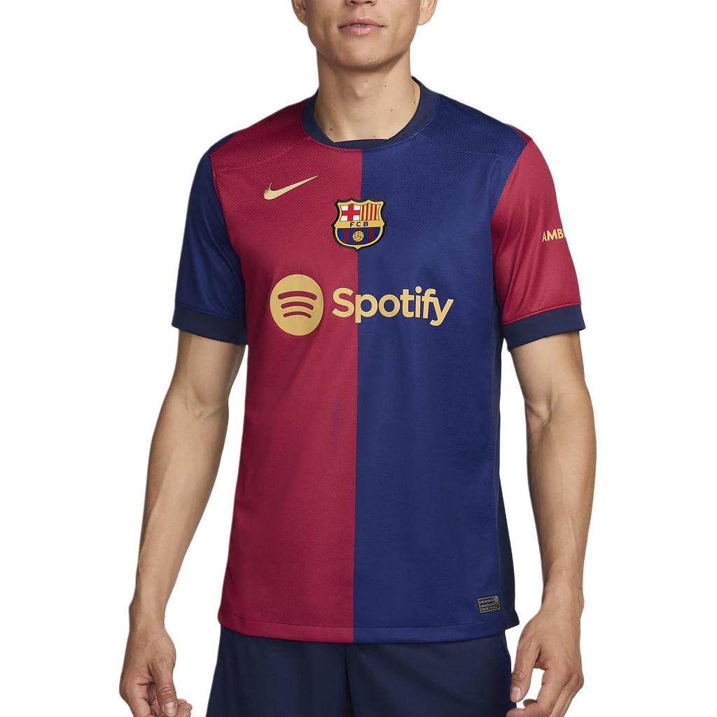 New Nike Fc Barcelona 2024/25 Stadium Home Men's Nike Dri FIT Soccer Replica Jersey FN8797-456