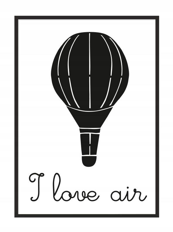 Picture poster In a frame A4 cm Balloon PD025