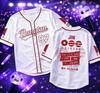 Kpop BTS Baseball Trikot Lila Kurzarm Cardigan Koreanische Streetwear Fan Support Hemd mit Knöpfen Konzertbekleidung für Damen und Herren