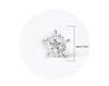 S925 Sterling Silver Snowflake Stud Earrings for Women - Korean Fashion Jewelry for Christmas