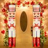 2PCS Nutcracker Soldier Banner Christmas Door Curtain Merry Christmas Decoration for Home 2026 Xmas Navidad Natal New Year Gifts