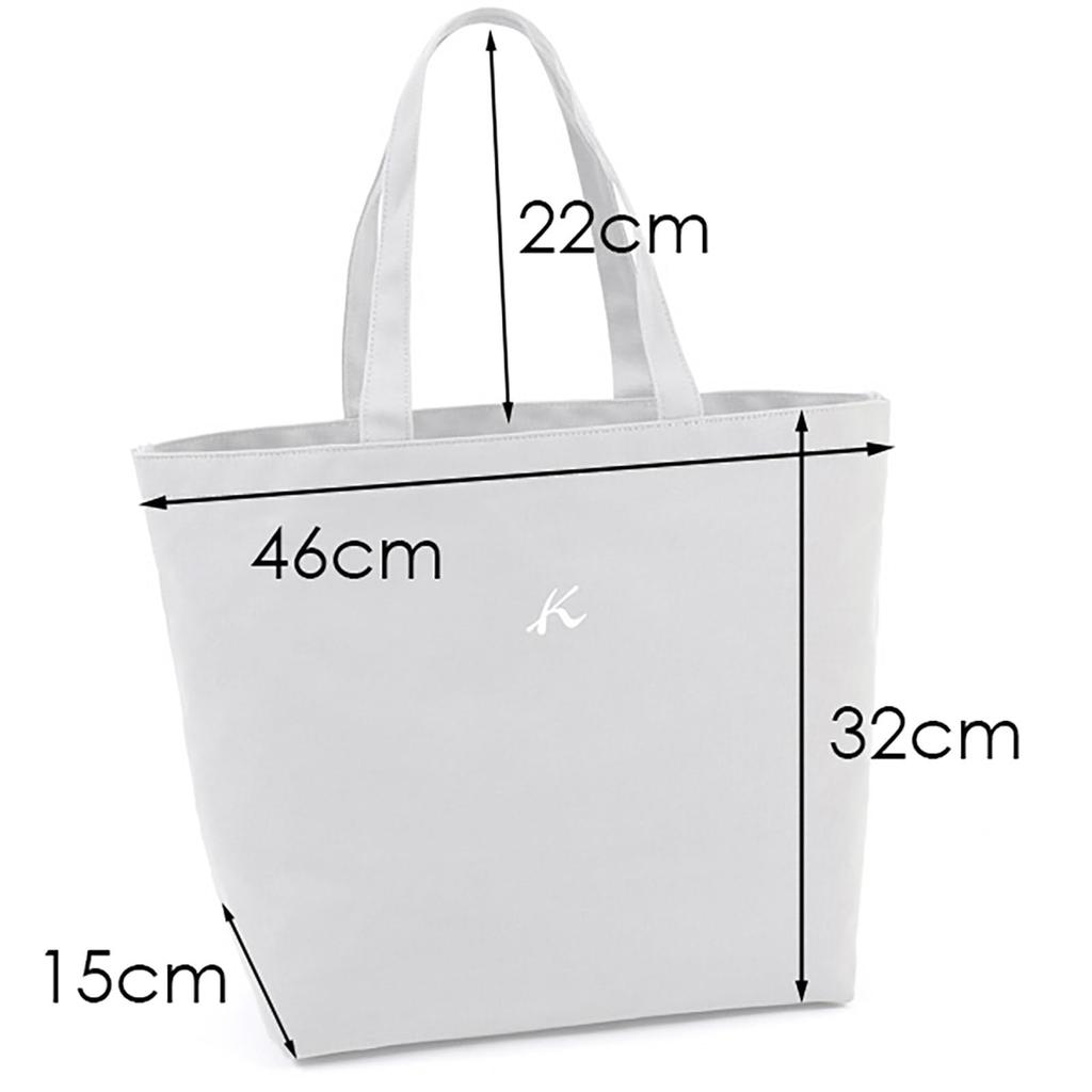 Kitamura Canvas Tote Bag, A4 Size, BN0001, Dark Blue (Navy), 10101