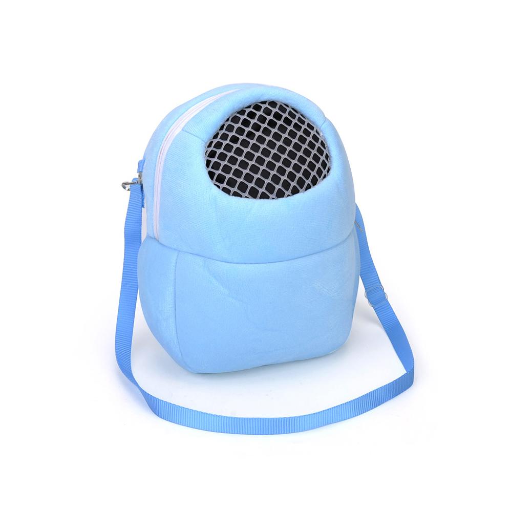Small Pet Carrier Rabbit Cage Hamster Chinchilla Travel Warm Bags Guinea Pig Carry Pouch Bag Breathable Pet Cage Rat Leash