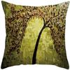 Oil Painting Tree Cushion Cover for Sofa Livingroom Pillow Case Home Decoration % Polyester Vintage Throw Pillow Cover
