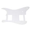 Guitar Pickguard Pick Guard Metal Decoration Protective Instrument Accessory Silver