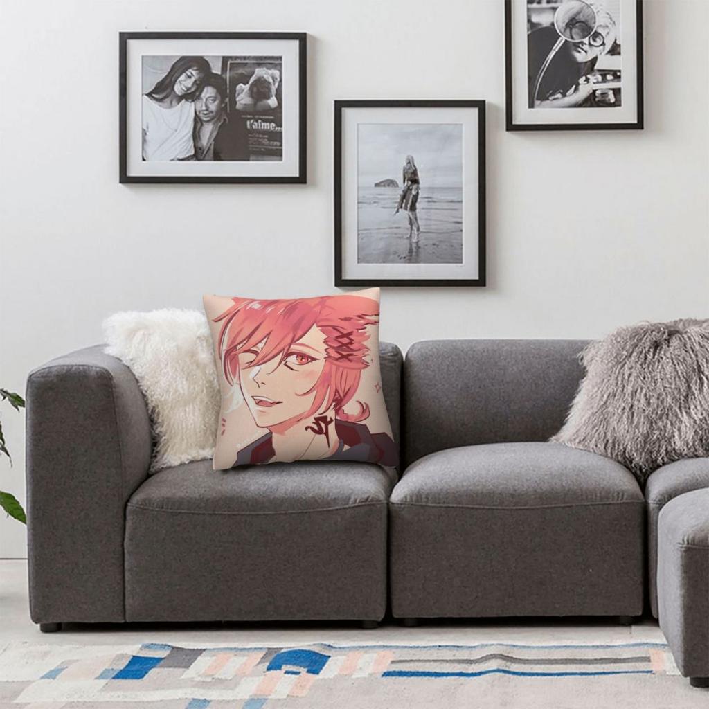 Final Fantasy G'Raha Tia Square Pillowcase Polyester Linen Velvet Pattern Zip Decor Pillow Case Bed Cushion Cover