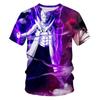 2026 Summer Anime Leisure Short-Sleeved Naruto Uzumaki Print 3D Quick-Dry T-Shirt for Men - Adult Casual Shirt
