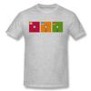 Floppy Farbe Business Aufbewahrung T-Shirt Übergröße Rundhals Baumwolle Kurzarm T-Shirt