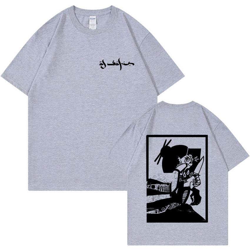 2025 Rapper Al Safir 2025 Trendy Graphic Tshrit Unisexs Oversized Short Sleeve Hip Hop Tide Tshirts Casual Style Y2K Cozy T Shirt U