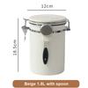 Stainless Steel Coffee Canister Coffee Bean Storage Airtight Containers with Date with Spoon Vent Valve Kitchen Food Storage Jar