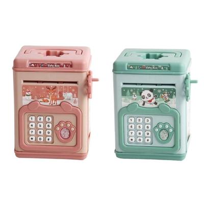 Dětská pokladnička Dětská pokladnička na mince s otiskem prstu a heslem pro rozvoj inteligentních úsporných návyků