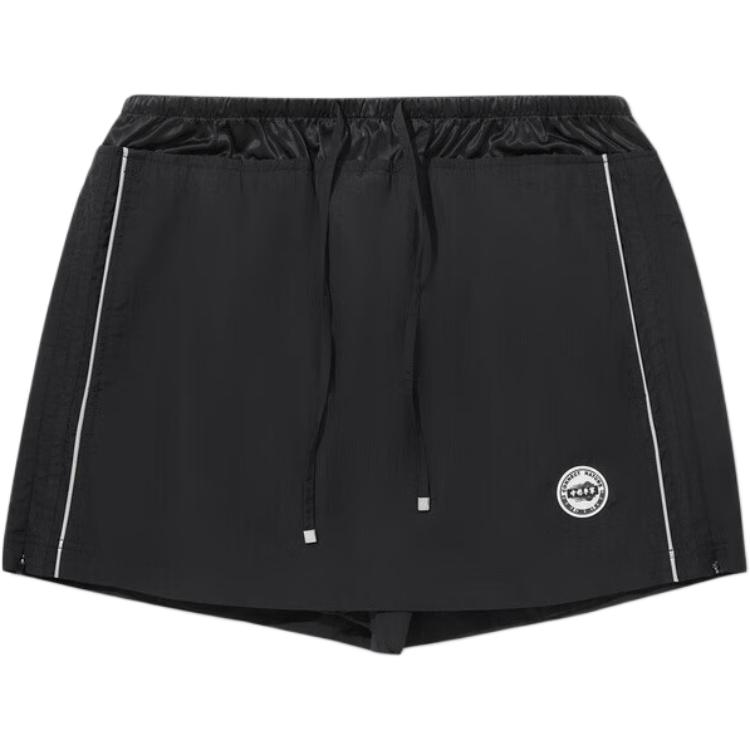 Li Ning Simple Versatile Lace-Up Loose Casual Shorts Women Shorts ASKV344-1