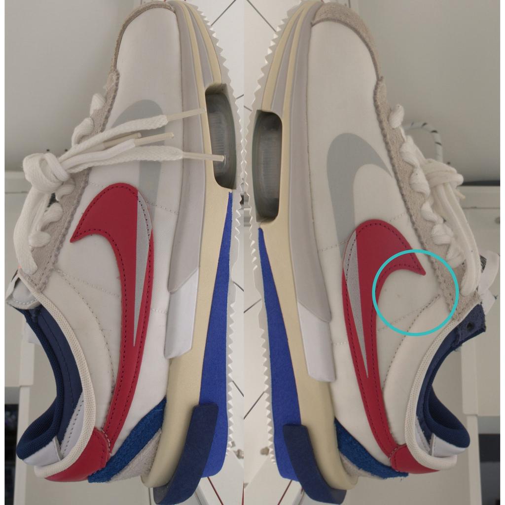 Pre-owned Sacai x Nike Zoom Cortez DQ0581-100-P26103661358088