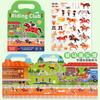 DIY Children's 3D Bubble Gelsticker Book Focus Ability Cultivation Reusable Sticking Quiet Book Princess Toy Sticker