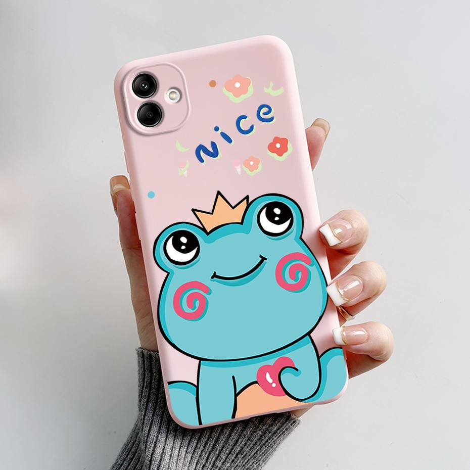 For Samsung Galaxy A04 A04E A04S Phone Case Stylish Painted Protection TPU Silicone Back Cover For Samsung A 04 E S Bumper Shell