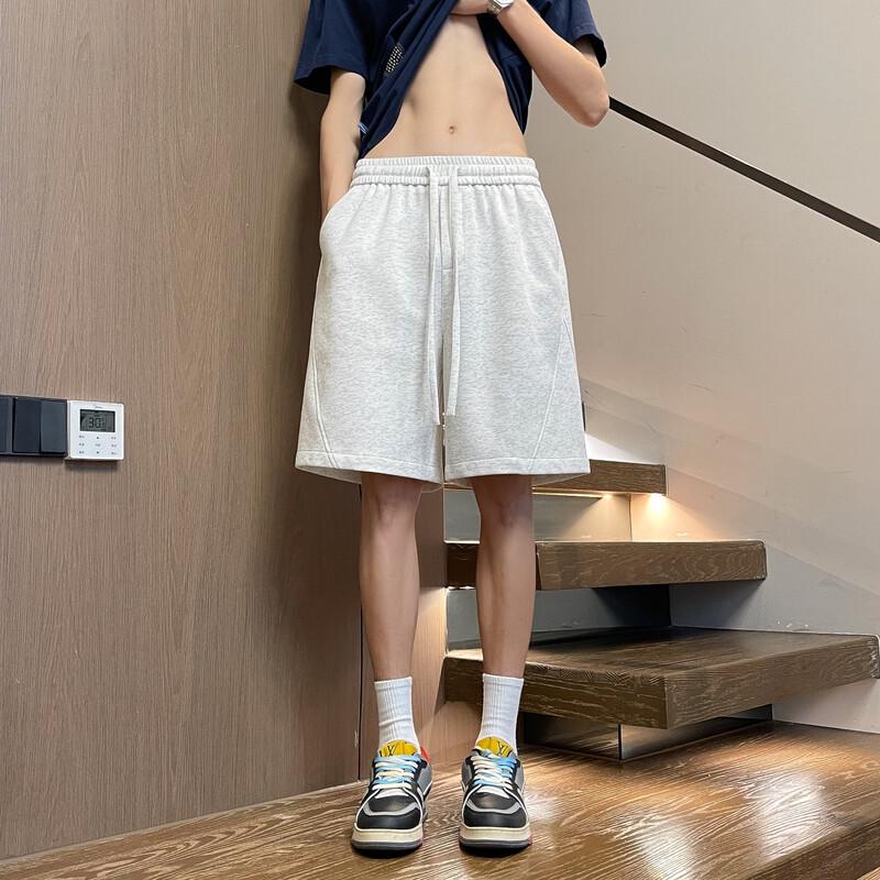 Men's Casual Straight-Leg Cotton Blend Shorts