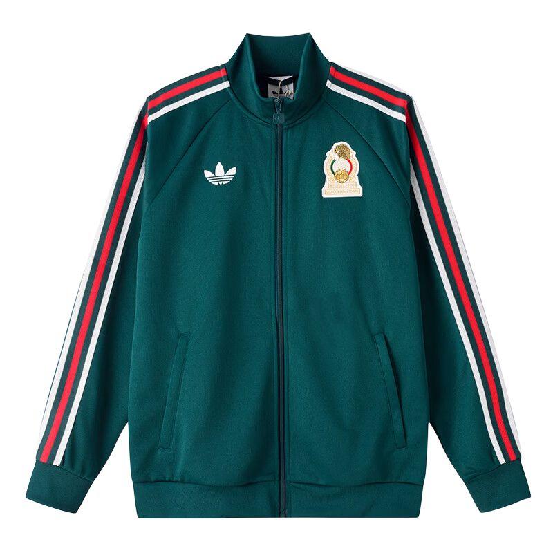 Adidas Originals Three Stripe Fitness Training Stand Collar Zip Breathable Long Sleeve Running Jacket Men jackets KS9389 S