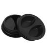 2Pcs Patio Umbrella Base Cover Drainage Holes Prevent Rust Water Accumulation Easy Install Durable 5cm Black Water Bottle Lids