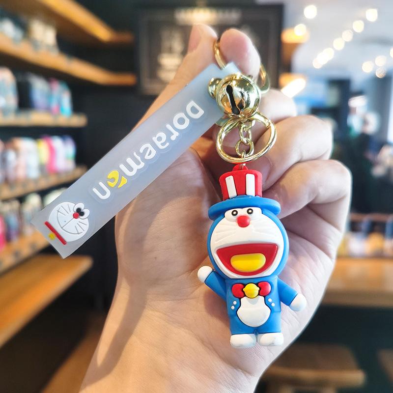 

Cute Doraemon Doll Cartoon Figures Model Toy Cat Robot Cat Kawaii Keychain Bag Keyring Birthday Gifts Keyholder Y2k Fashion Toys