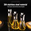 304 Stainless Steel Oil Spray Bottle For Cooking With Adjustable Nozzle