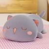 40/ 50CM Peach Cat Plush Toys White Grey Stuffed Peach Cat Children's Gift Animal Doll