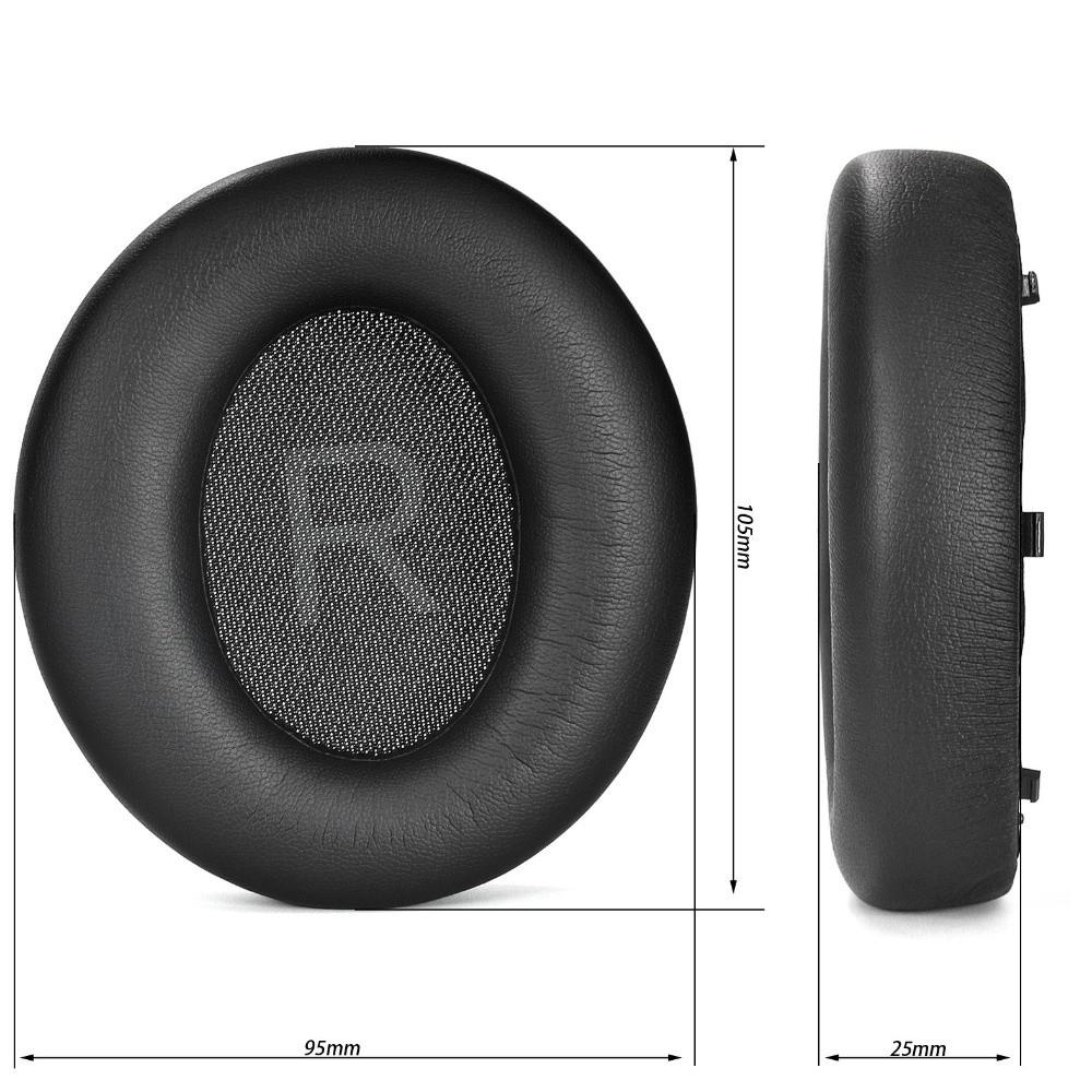1Pair Protein Leather Headphone Ear Pads for Anker Soundcore Life Space Q45 Headphones Repair