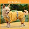 Pet Raincoat For Dogs With Reflective Trim Perfect For Small Breeds Spring Summer Wear