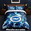 Brighton & Hove Albion Football Design Bed Bedding Set 1 Duvet Cover + 2 Pillowcases Soft Breathable Household Bed Linens
