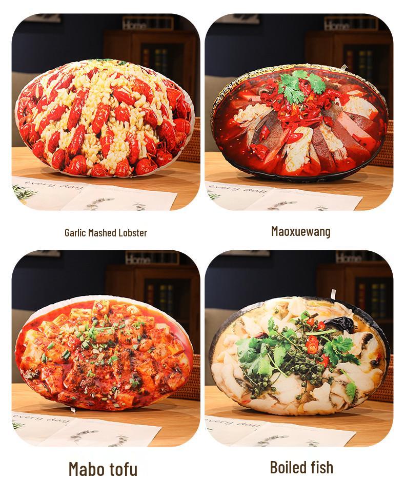 Wanghong Zibo BBQ Plush Food Pillow - Creative Douyin-Style Prank Prop
