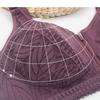 Zipper Bra Women's Wirefree Adjustable Shoulder Straps Large Size Underwear 38-52