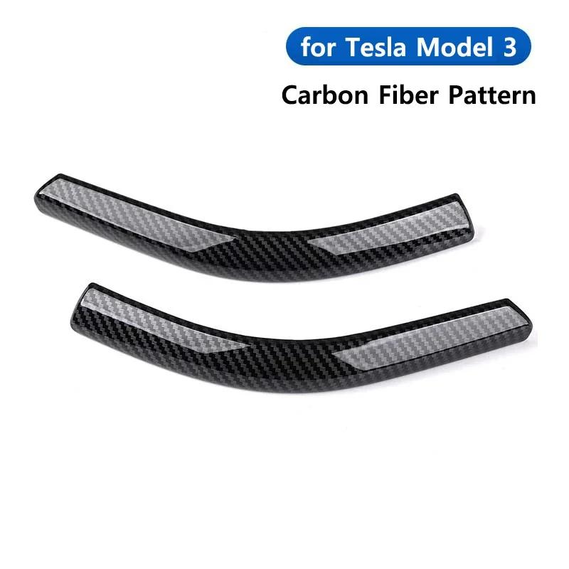2PCS for Tesla Model Y Juniper 2025 Model 3 Highland Rearview Mirror Protector Edge Protection Buffer Trim Strip Anti-collision