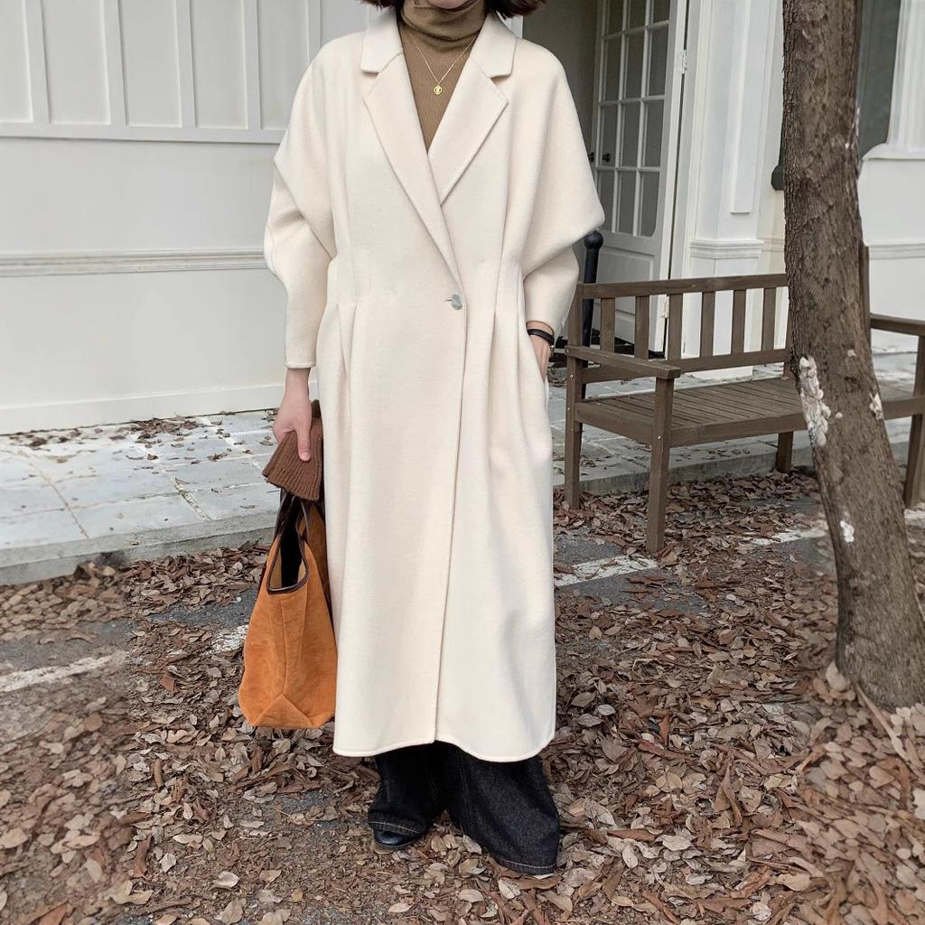 WT128 high-end atmospheric lady style wool coat women's daily commuting versatile design woolen coat