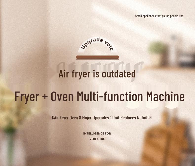 2025 Smart Visual Air Fryer: Large Capacity, Multifunctional Electric Oven