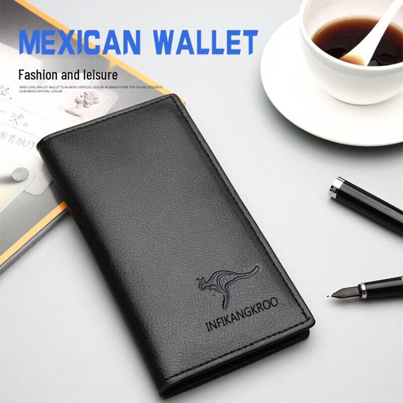 MDNG Men's Business Travel Long Wallet