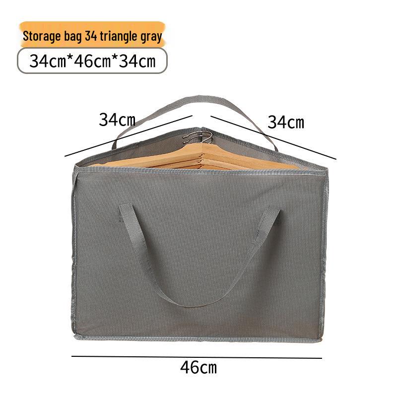 Foldable Triangular Clothes Hanger Storage Bag